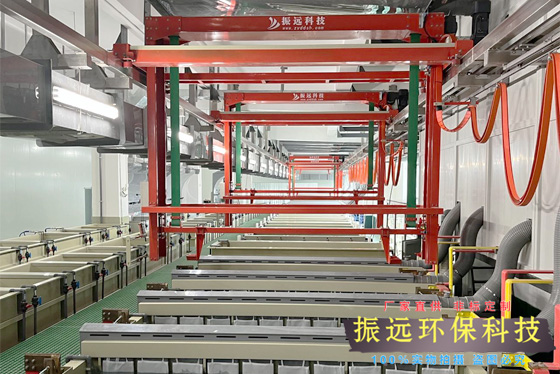 龍門(mén)式陽(yáng)極氧化生產(chǎn)線案例